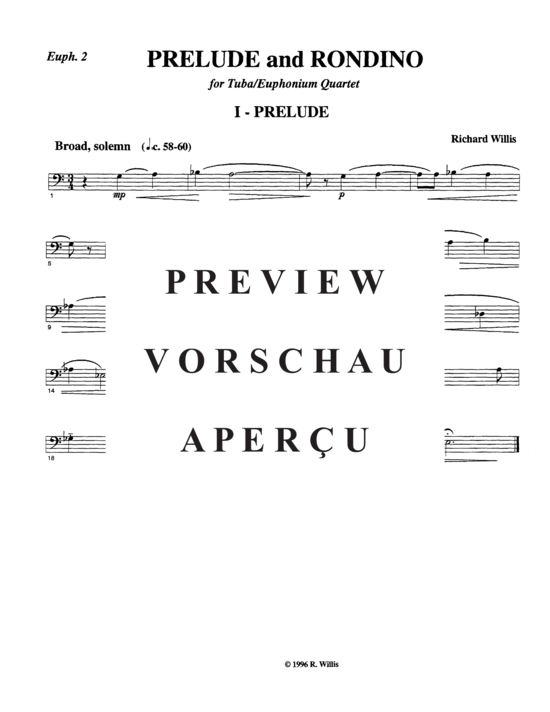 Product gallery: Page 16 of 21 Prelude and Rondino , , (Tuba Quartett EETT)