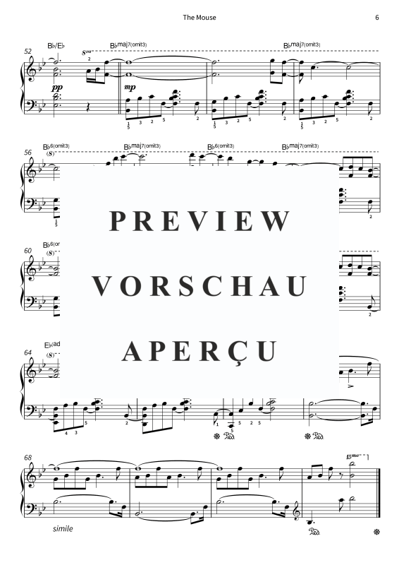 gallery: The Mouse, , Piano Solo