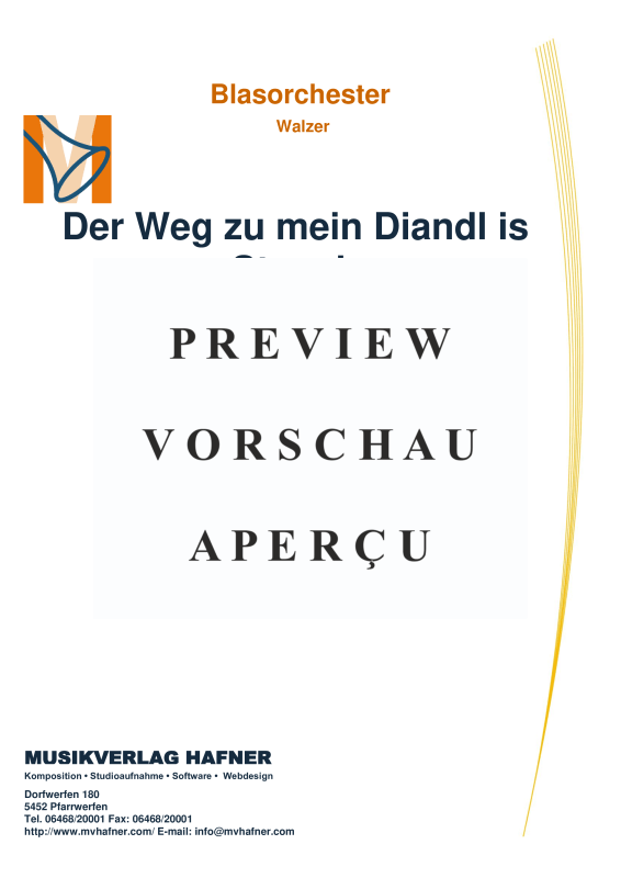gallery: Der Weg zu mein Diandl is Stoanig, , (wind orchestra)