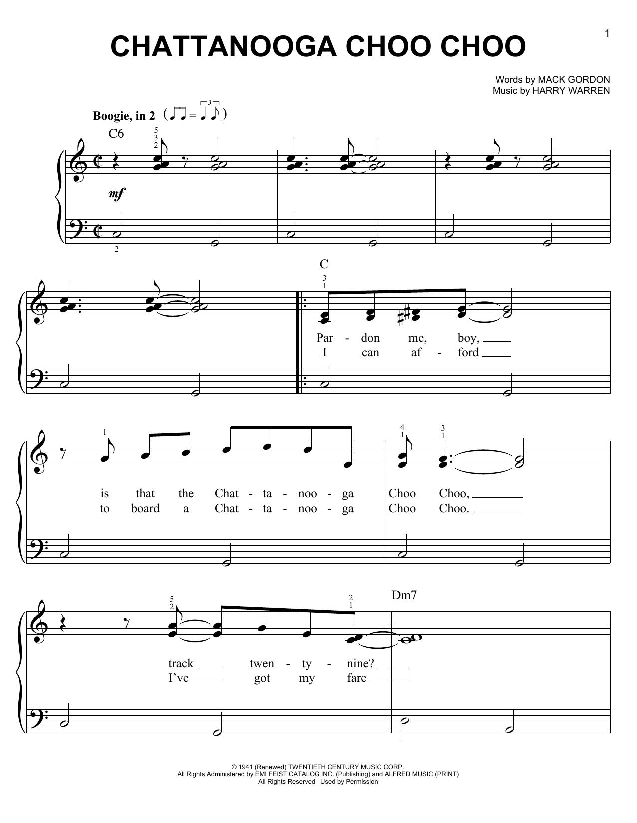 Produktbild zu: Chattanooga Choo Choo