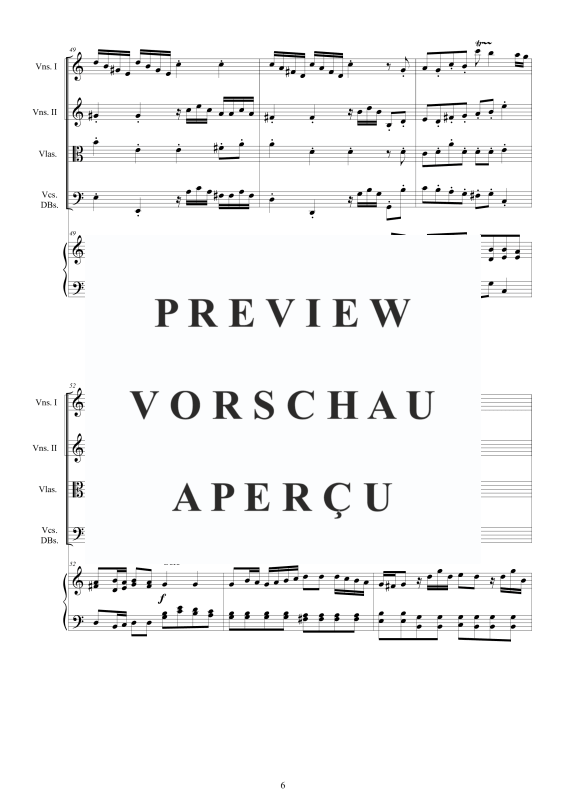 Produktgalerie: Seite 7 von 11 Cembalo Konzert Nr. 2 in C-Dur, , Cembalo und Streichorchester