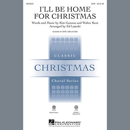 cover: I'll Be Home For Christmas, Ed Lojeski, Chor