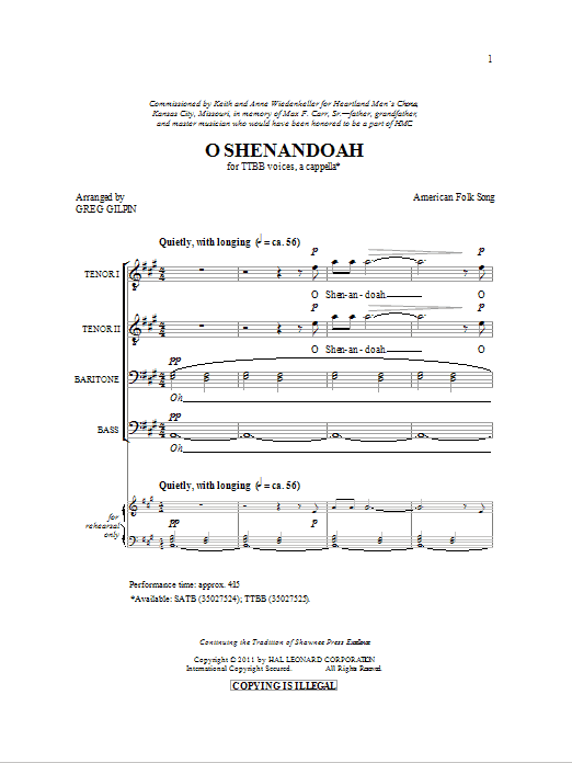 Produktbild zu: Shenandoah