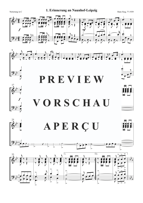 Product gallery: Page 2 of 5 Erinnerung an Naunhof-Leipzig (Marsch), , Trombone Choir