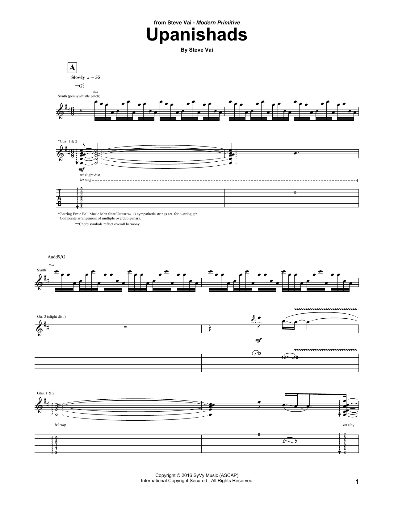 Product gallery: Page 1 of 1 Upanishads, Steve Vai