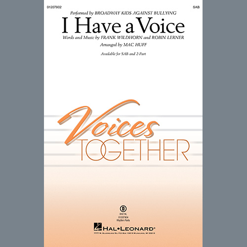 cover: I Have A Voice (arr. Mac Huff), Broadway Kids Against Bullying, Chor