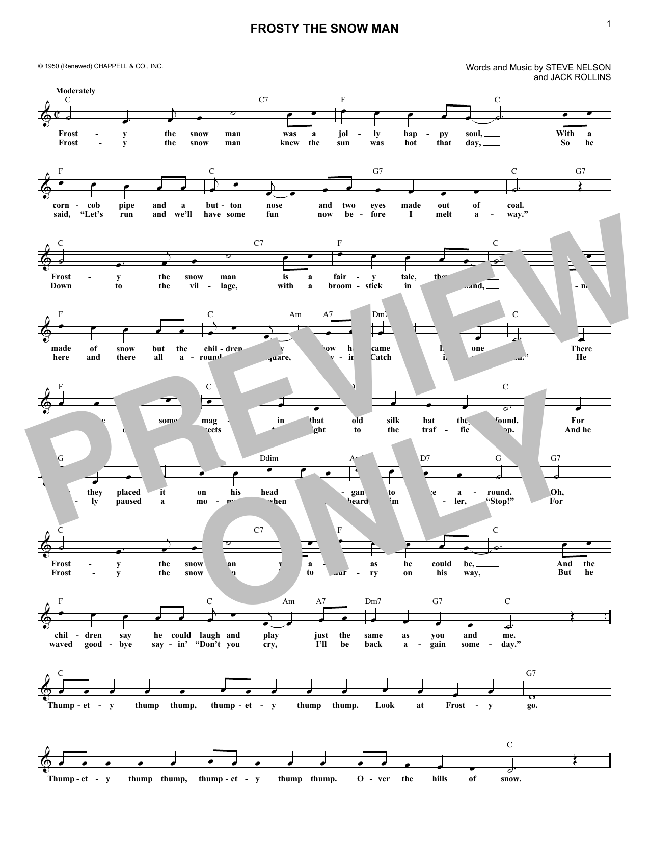 Product gallery: Page 1 of 1 Frosty The Snow Man, Steve Nelson
