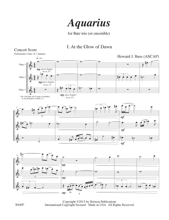 Product picture to: Aquarius Howard J. Buss