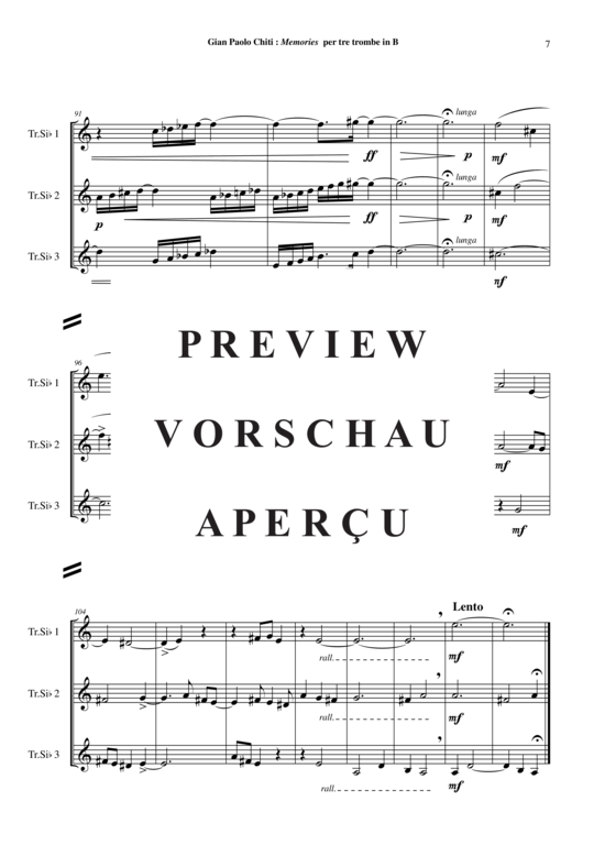 Produktgalerie: Seite 8 von 17 Memories , , (Trompeten Trio)