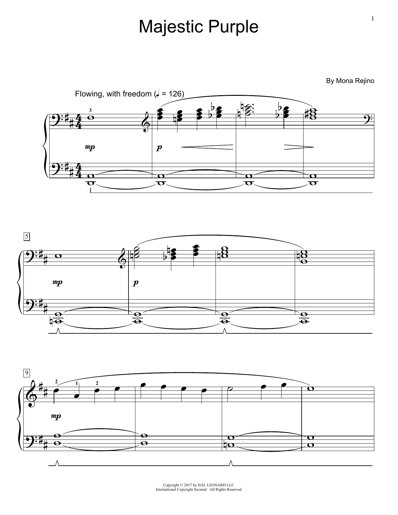 Produktgalerie: Seite 1 von 1 Majestic Purple, Mona Rejino, Klavier