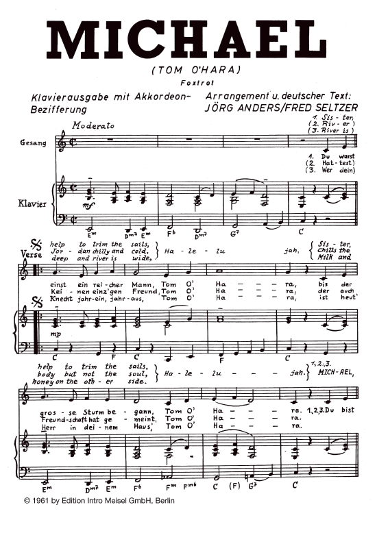 Produktbild zu: Michael Tom (O´Hara)Foxtrott