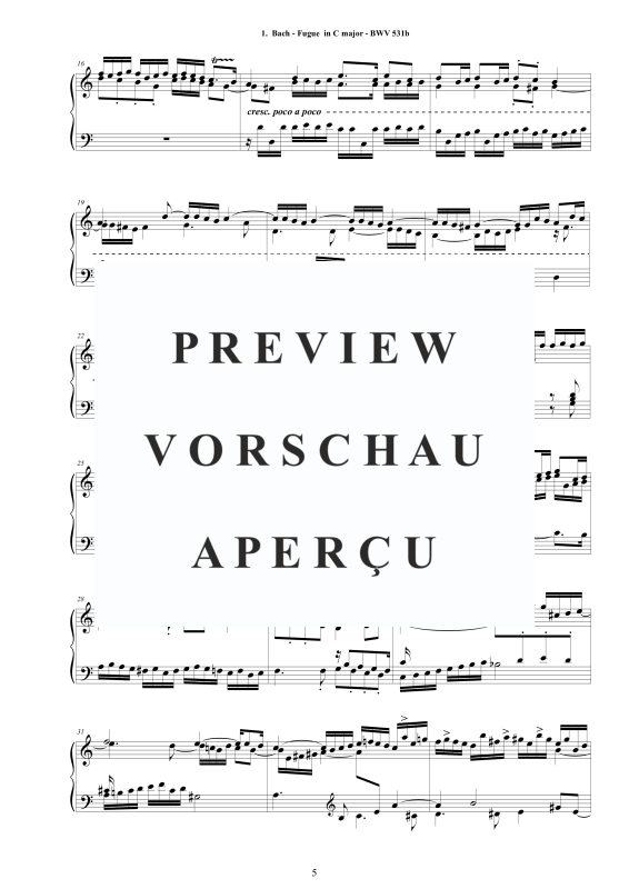 Product gallery: Page 6 of 11 70 Fugen für Klavier - Complete Scores, , Solo Piano