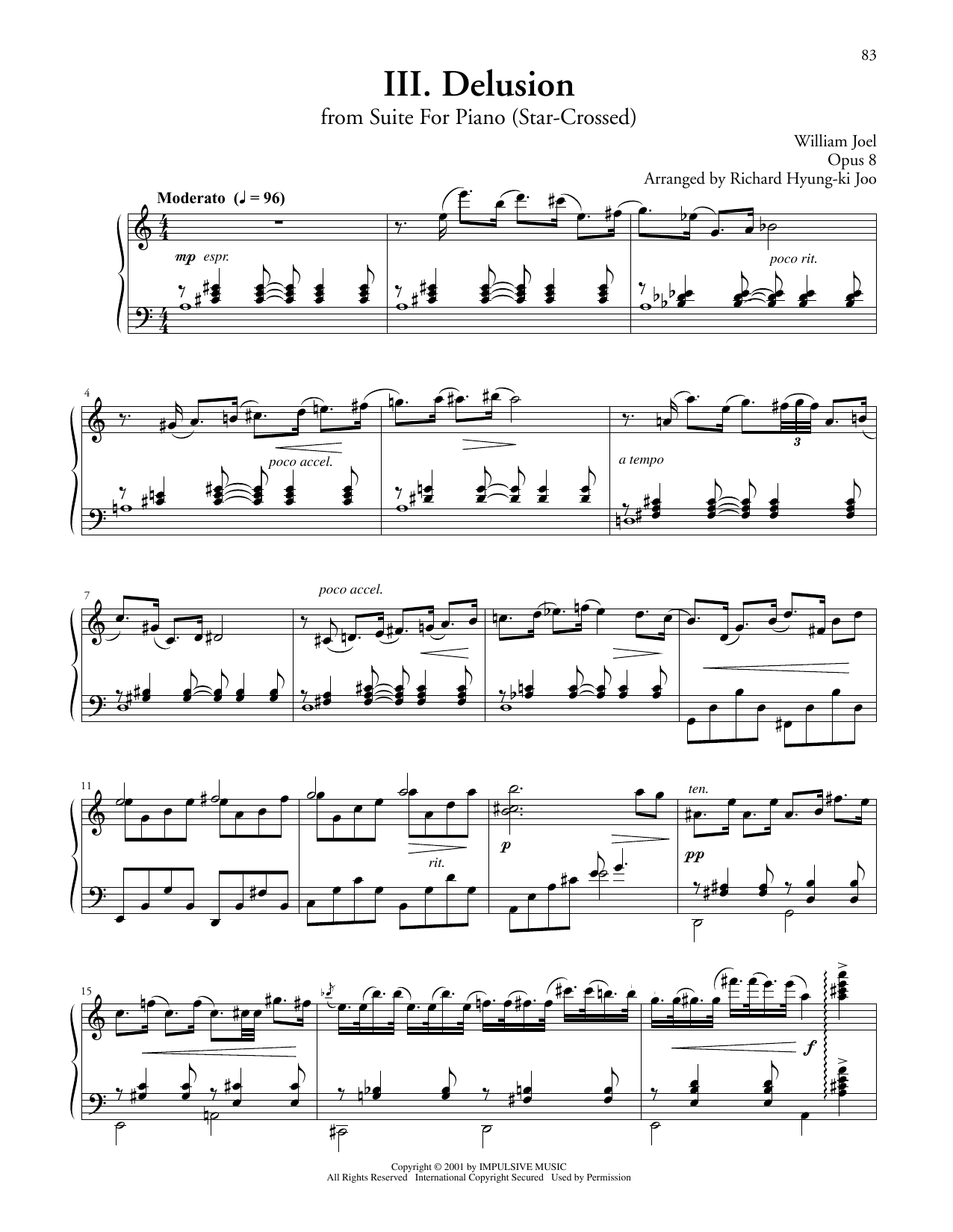 Produktbild zu: Delusion From Suite For Piano