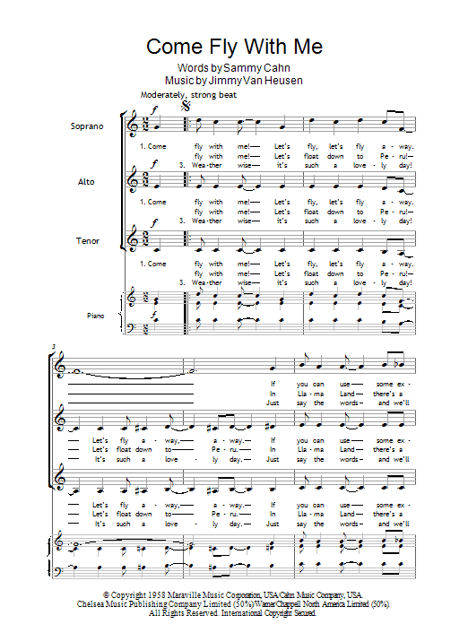 Produktgalerie: Seite 1 von 1 Come Fly With Me, Frank Sinatra, Chor