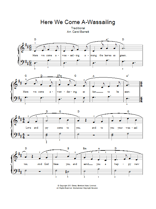 Produktbild zu: Here We Come A-Wassailing