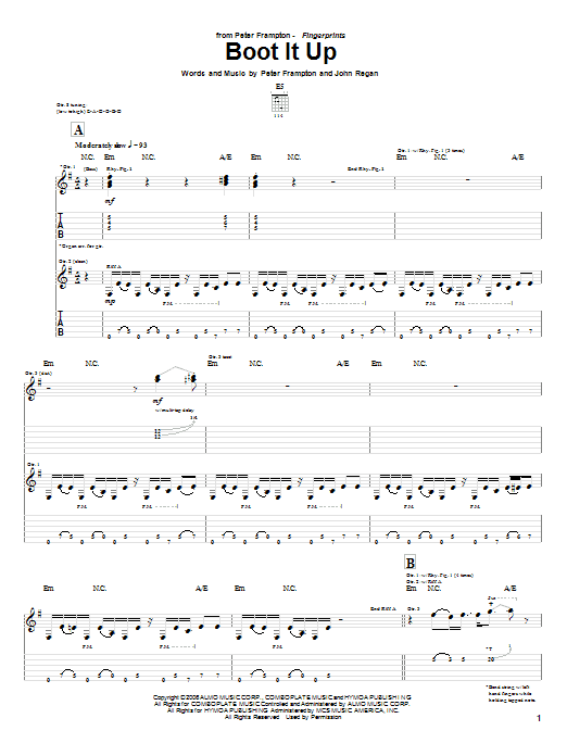 Product gallery: Page 1 of 1 Boot It Up, Peter Frampton