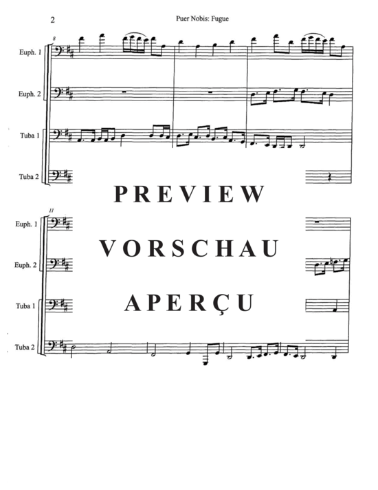 gallery: Chorale Prelude and Fugue on Puer Nobis , , (Tuba Quartett EETT)