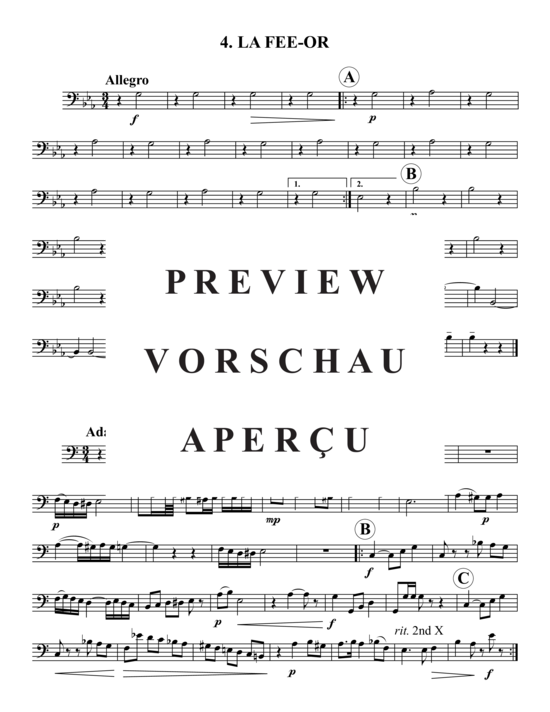 Produktgalerie: Seite 16 von 21 Sleeping Beauty Suite – 5 Sätze , , (Blechbläserquintett)