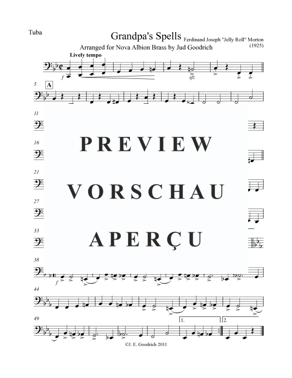 Product gallery: Page 11 of 11 Grandpa's Spells, , Brass Quintet