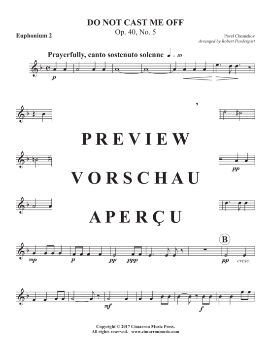Product gallery: Page 13 of 21 Do Not Cast Me Off , , (Tuba Ensemble)