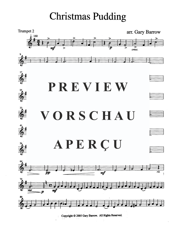 Produktgalerie: Seite 11 von 11 Christmas Pudding, , Blechbläser Quartett
