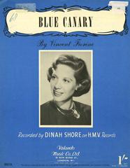 cover: Blue Canary, Dinah Shore, Gesang, Gitarre, Klavier