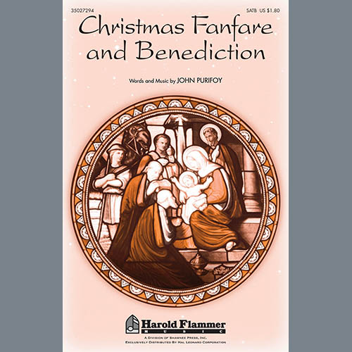 cover: Christmas Fanfare And Benediction, John Purifoy, Chor