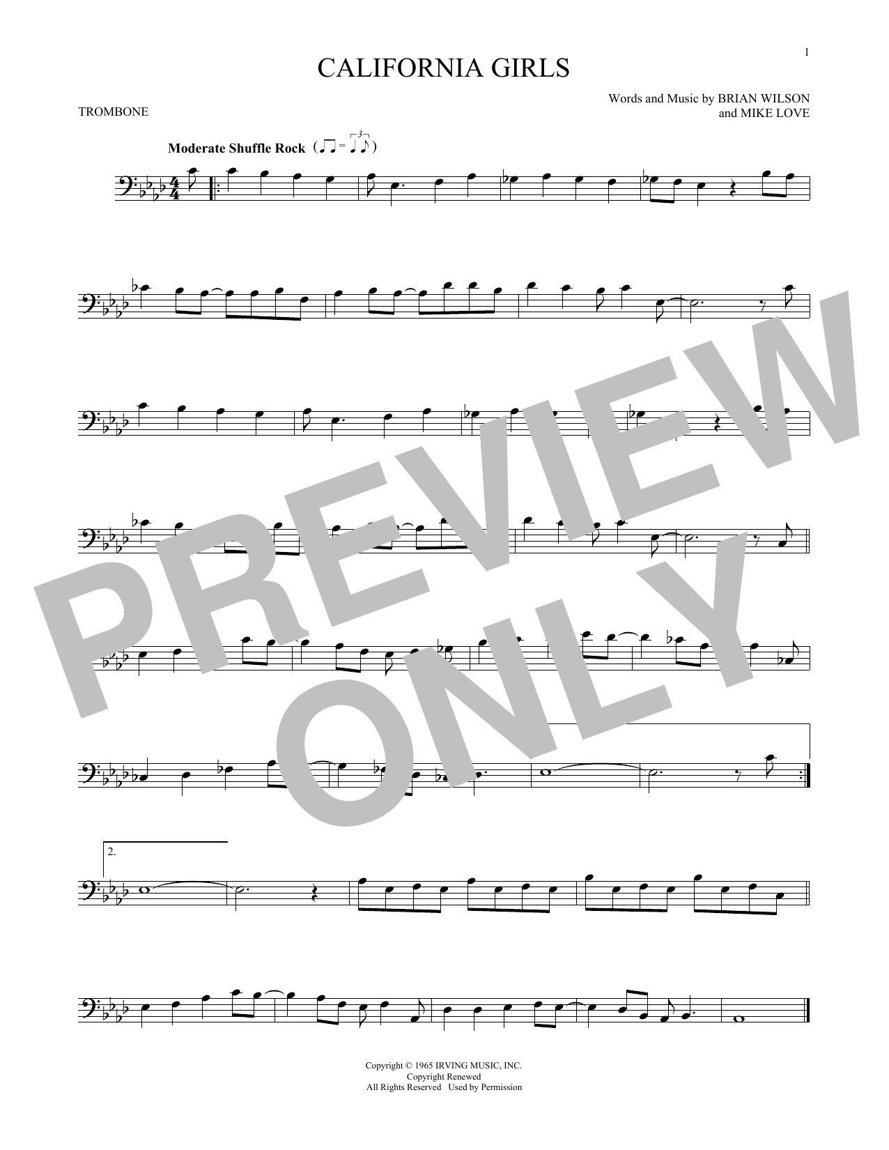 Product gallery: Page 1 of 1 California Girls, The Beach Boys