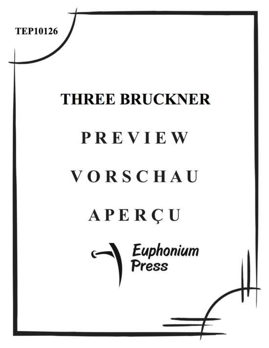 Product gallery: Page 2 of 20 Three Bruckner Motets , , (Tuba Quartett EETT)