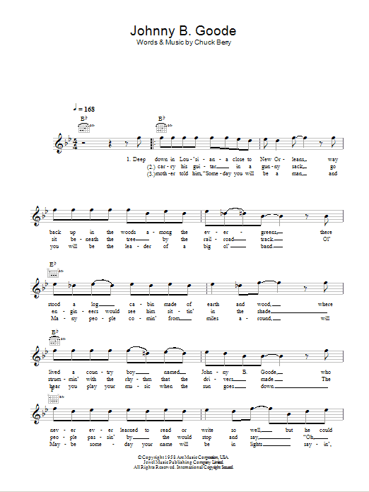 Product picture to:  Johnny B. Goode - Chuck Berry