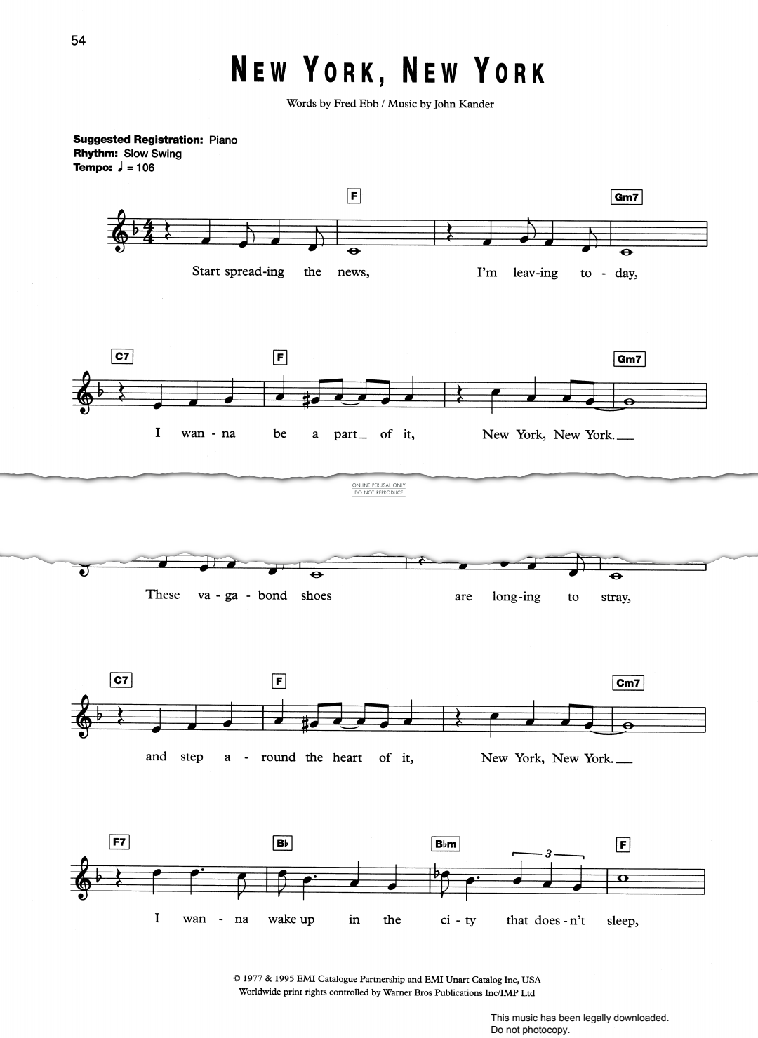 gallery: Theme From 'New York, New York', John Kander, Gesang, Gitarre, Keyboard