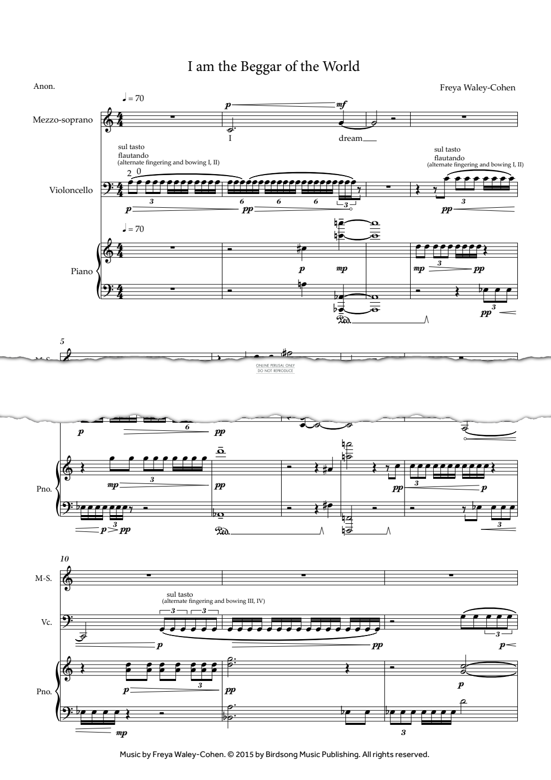 Produktgalerie: Seite 1 von 1 Little Poisonous Snakes (Landay), Freya Waley-Cohen, Gesang, Klavier, Oboe, Violoncello