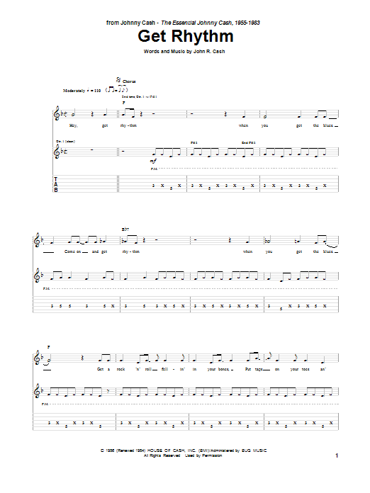 Product gallery: Page 1 of 1 Get Rhythm, Johnny Cash