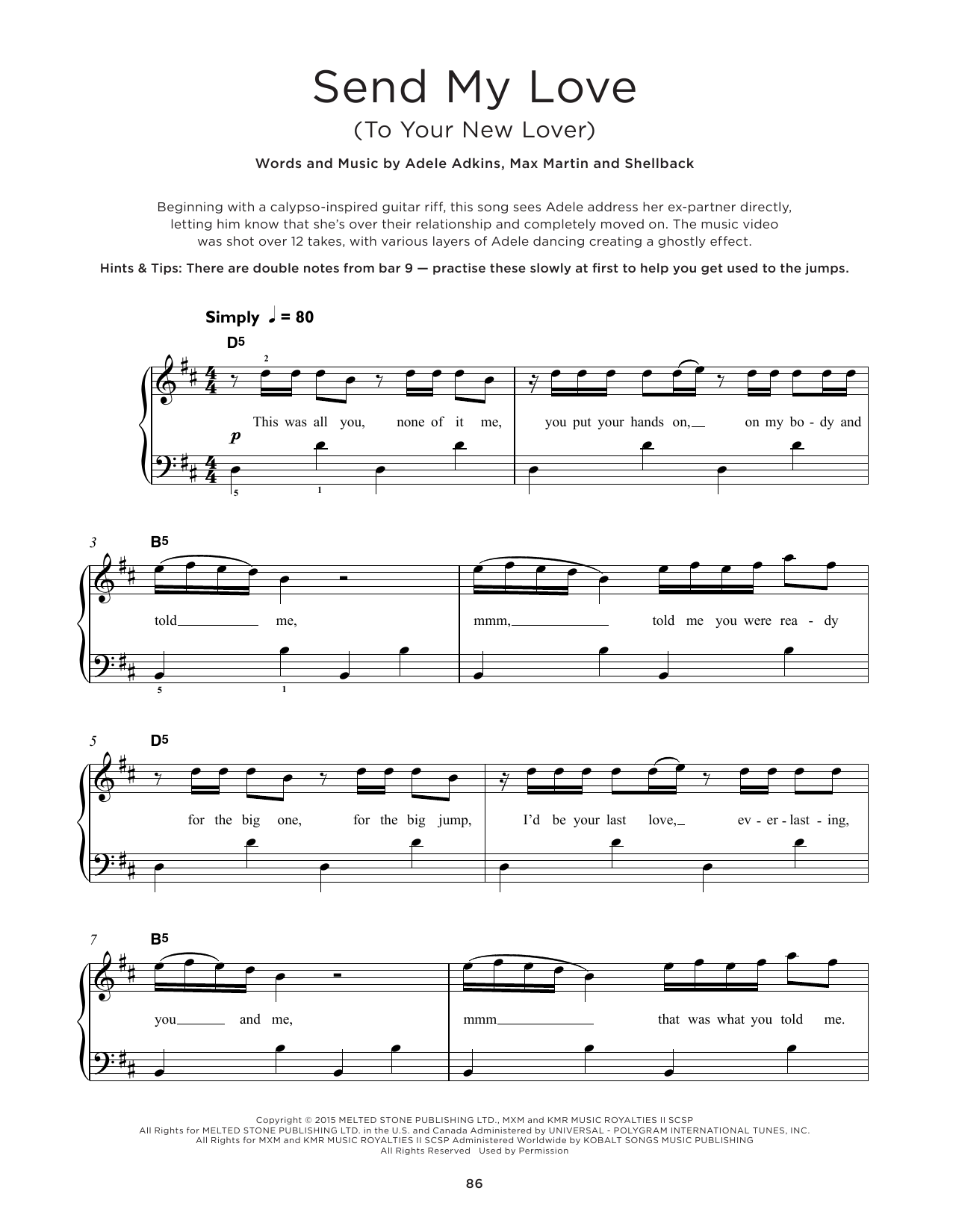 Produktbild zu: Send My Love (To Your New Lover)