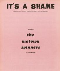 cover: It's A Shame, The Motown Spinners