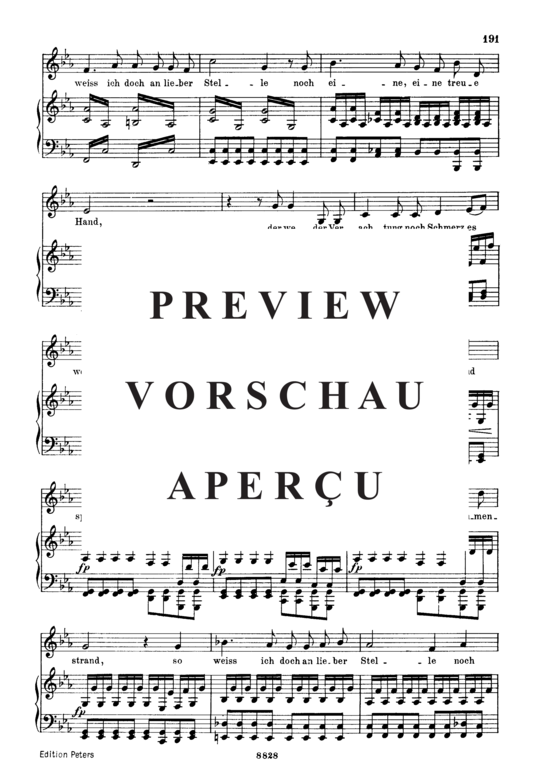 Product gallery: Page 12 of 13 Schiffers Scheidelied D.910, , Low Voice and Piano