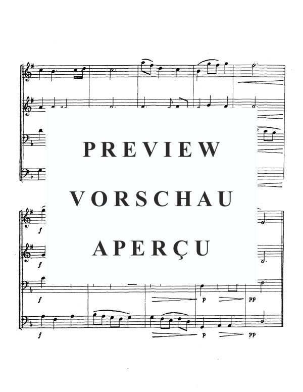 Produktgalerie: Seite 4 von 9 O Haupt voll Blut und Wunden, , Blechbläser Quartett