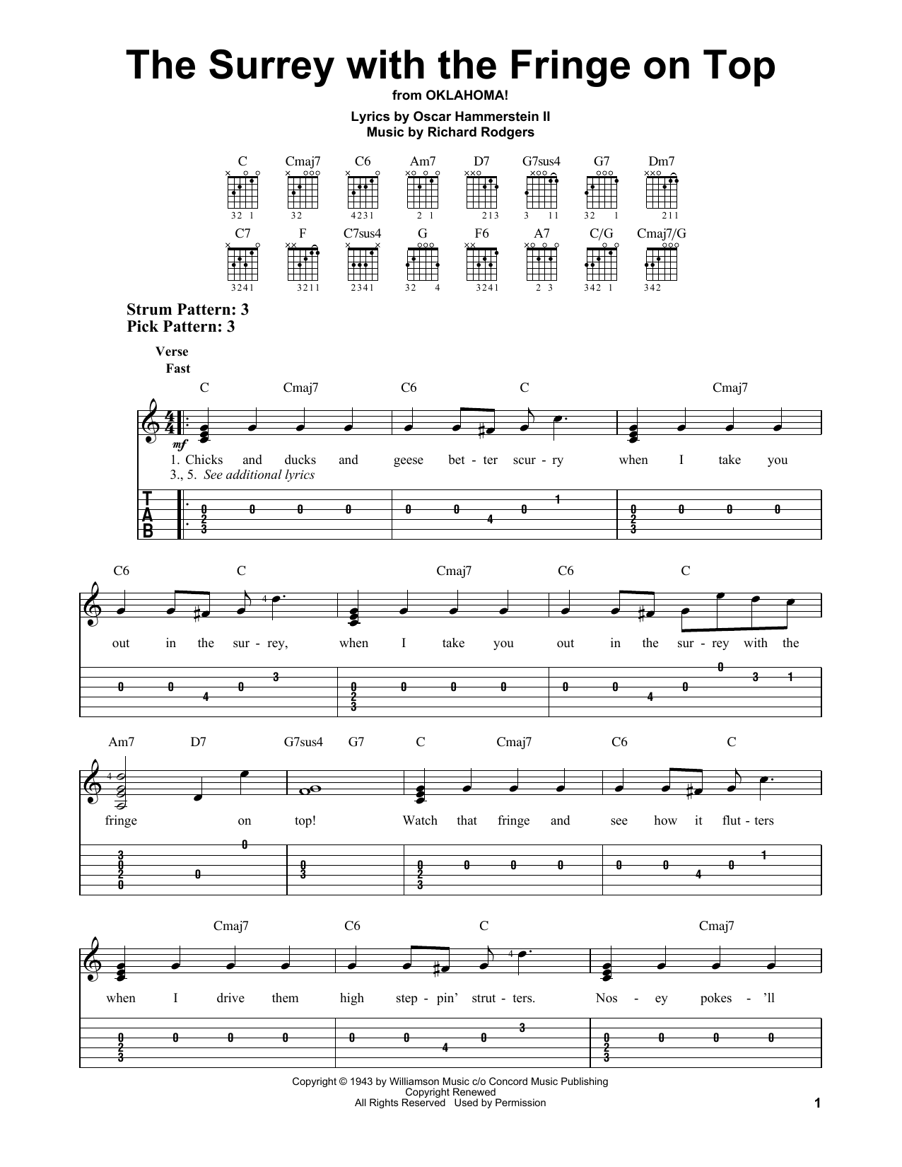 Produktbild zu: The Surrey With The Fringe On Top (from Oklahoma!)