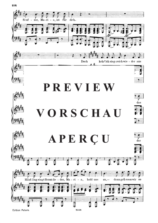 Product gallery: Page 7 of 8 Normann's Gesang D.846, , Medium Voice and Piano