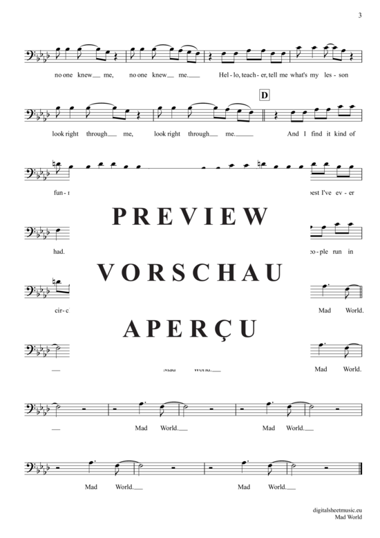 Produktgalerie: Seite 4 von 4 Mad World , Andrews, Michael  Jules, Gary, (Violoncello)