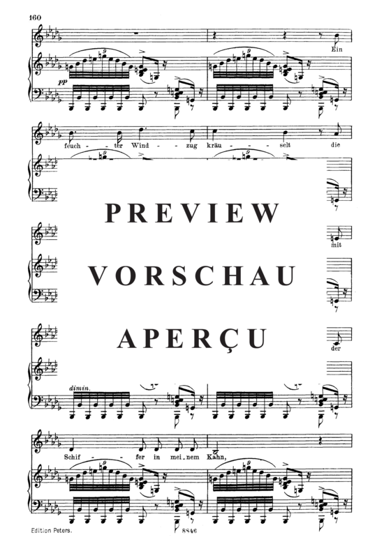 Product gallery: Page 3 of 4 Die Stadt, D.957-11 (Schwanengesang), , Medium Voice and Piano