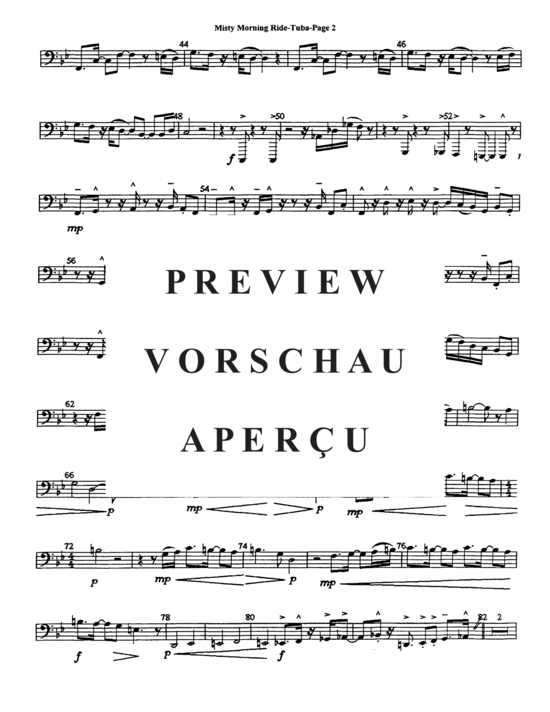 Produktgalerie: Seite 15 von 16 Misty Morning Ride , , (Tuba + Klavier)