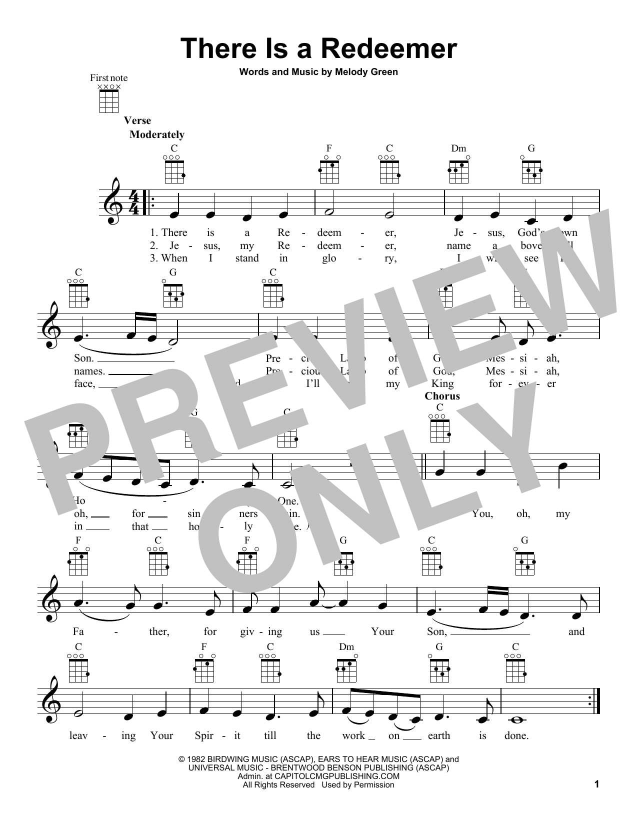 Product gallery: Page 1 of 1 There Is A Redeemer, Keith Green