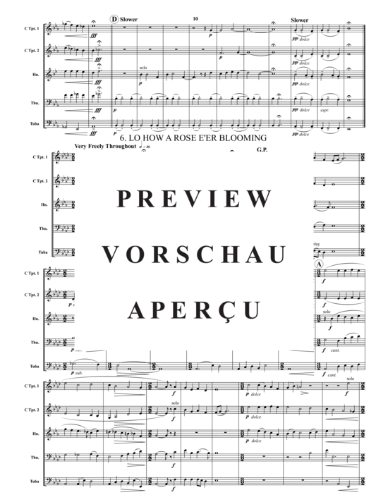 Produktgalerie: Seite 11 von 21 Carols for Brass, Set 2 , , (Blechbläser-Quintett)