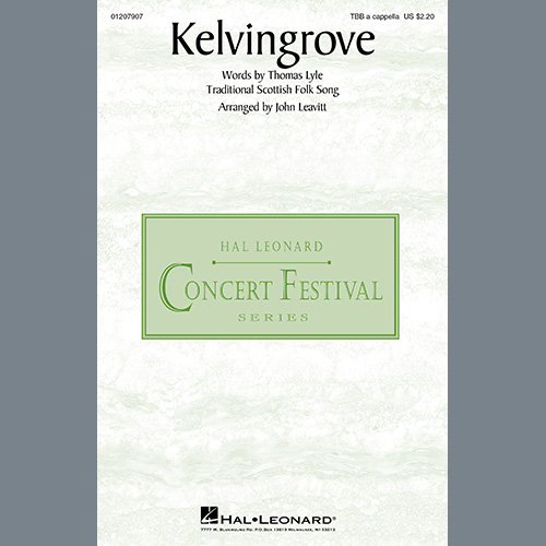 cover: Kelvingrove (arr. John Leavitt), Traditional Scottish Folk Song
