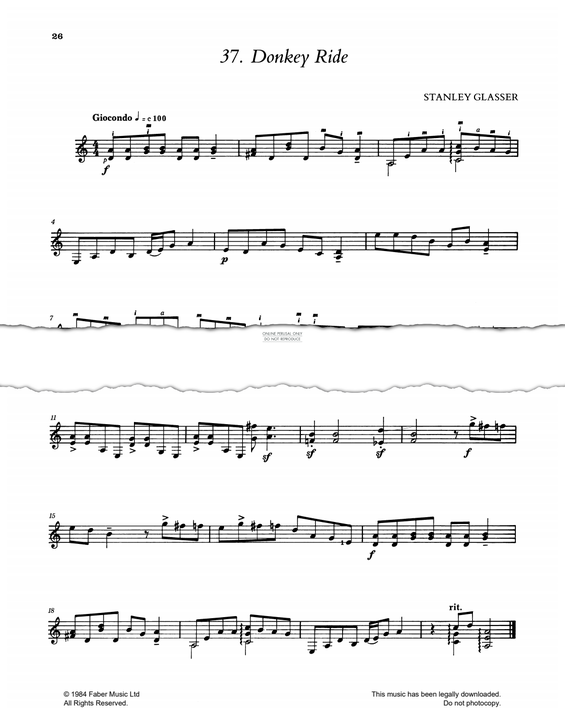 Product gallery: Page 1 of 1 Donkey Ride, Stanley Glasser