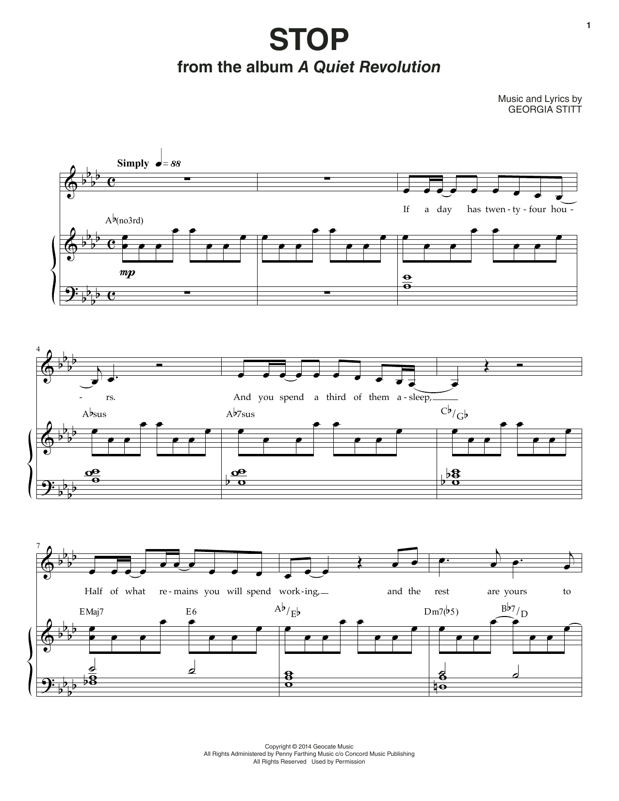 Produktgalerie: Seite 1 von 1 Stop, Georgia Stitt, Gesang, Klavier