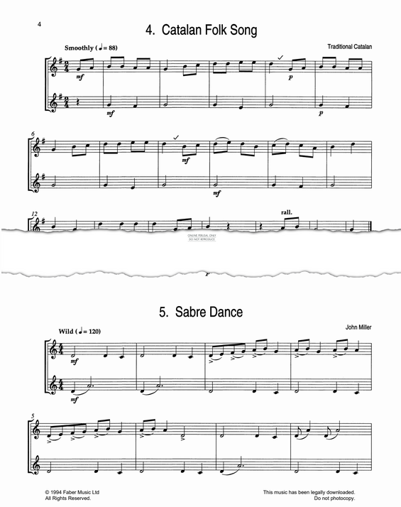 Produktgalerie: Seite 1 von 1 Sabre Dance, John Miller, Trompete