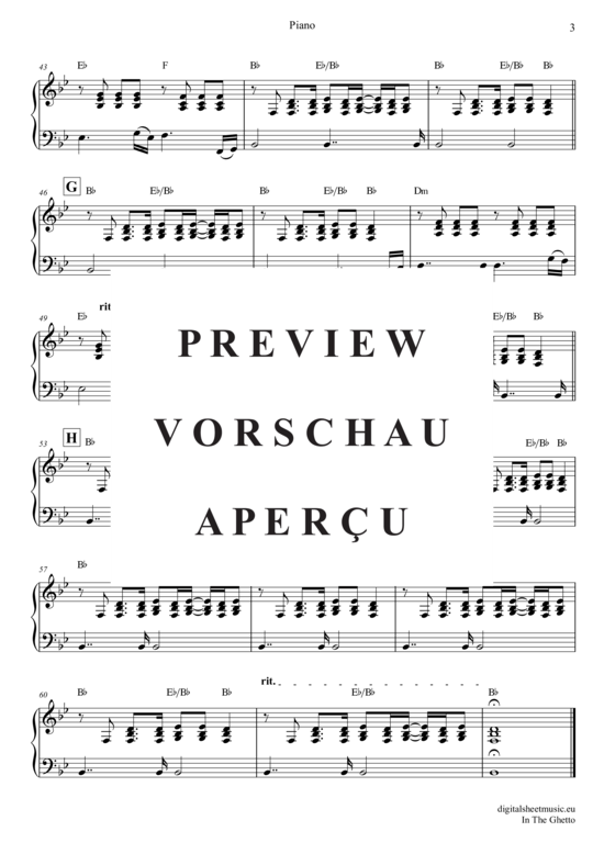Product gallery: Page 15 of 15 In The Ghetto , Presley, Elvis, (clarinet trio + piano)