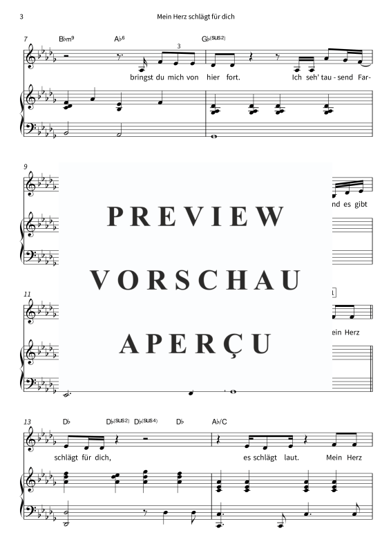 gallery: Mein Herz schlägt für dich, Vera Klima, (voice and piano)